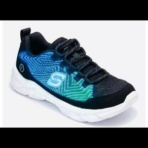 Skechers Sport Boys Black Light up shoes size 6